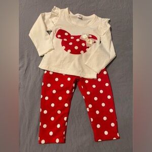 Disney Minnie Mouse‎ Outfit Baby/Toddler Size 70